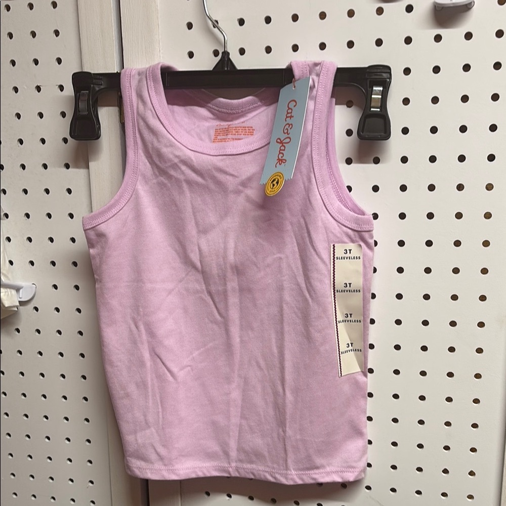 96. Cat & Jack Pink Kids Tank Top